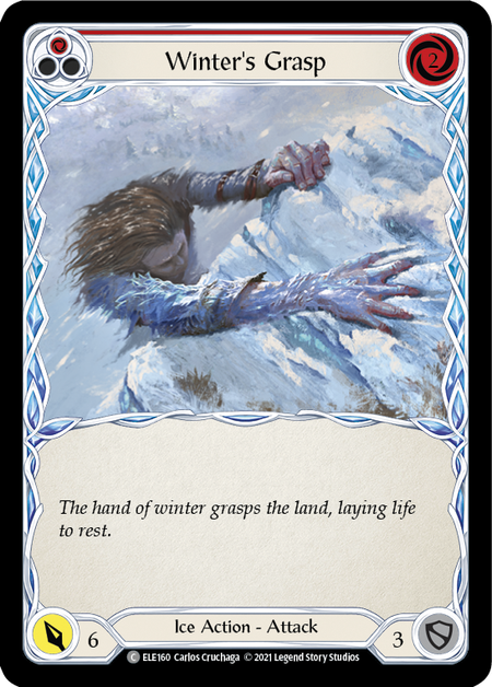 【Rainbow Foil】[F-ELE160-C]Winter's Grasp (Red)