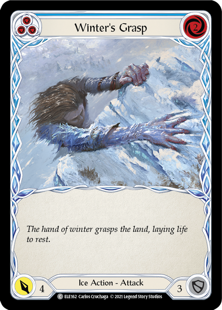[F-ELE162-C]Winter's Grasp (Blue)