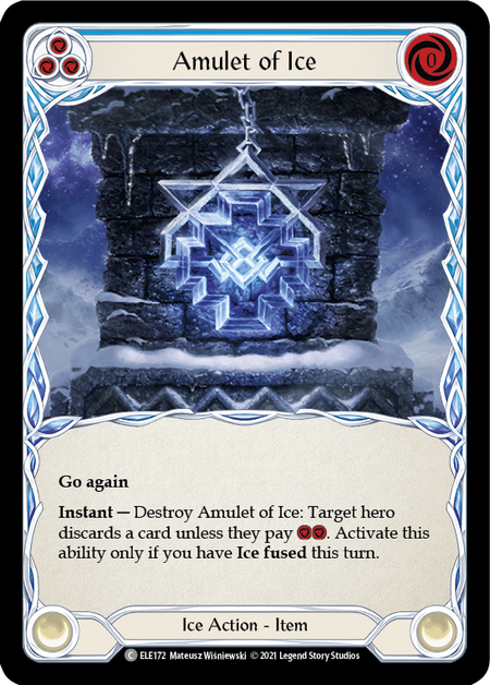 [F-ELE172-C]Amulet of Ice