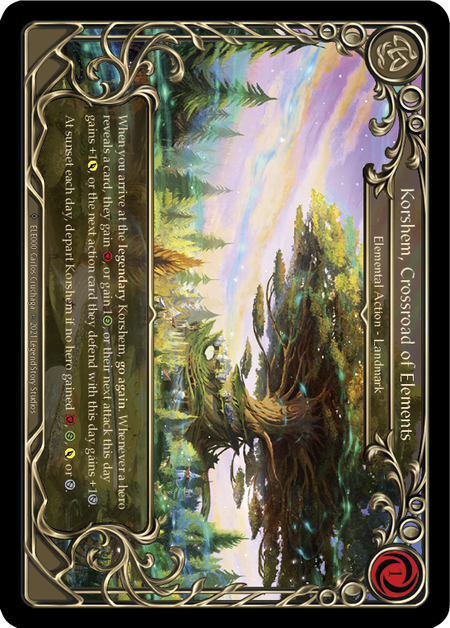 【Rainbow Foil】[U-ELE000-F]Korshem, Crossroad of Elements