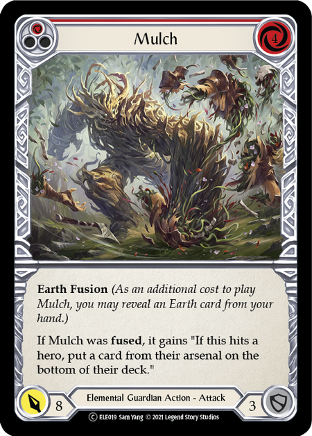 [U-ELE019-C]Mulch (Red)