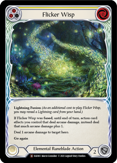 【Rainbow Foil】[U-ELE065-M]Flicker Wisp