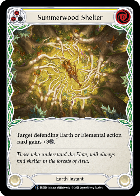 [U-ELE126-R]Summerwood Shelter (Yellow)