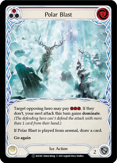 [U-ELE166-C]Polar Blast (Red)