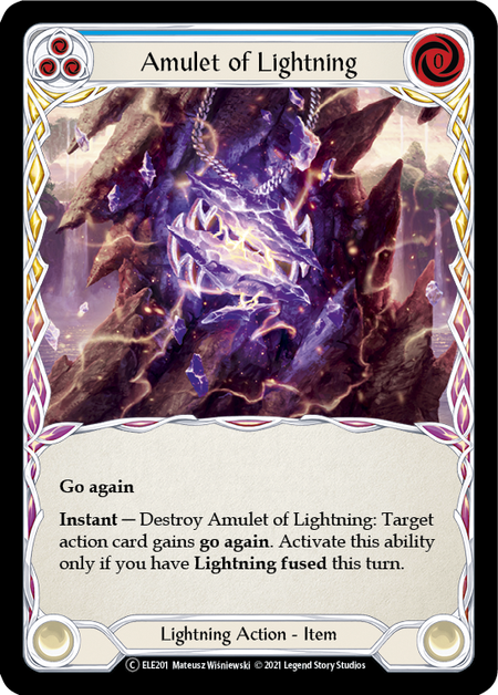 [U-ELE201-C]Amulet of Lightning