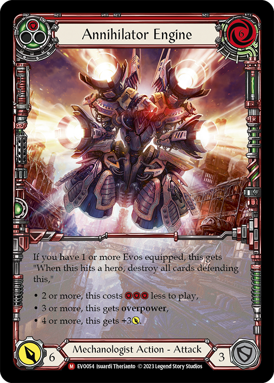 【Rainbow Foil】[N-EVO054-M]Annihilator Engine (Extended Art)