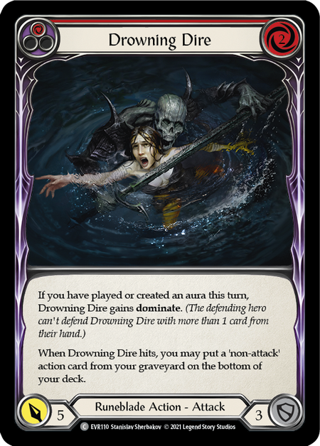 [F-EVR110-C]Drowning Dire (Red)