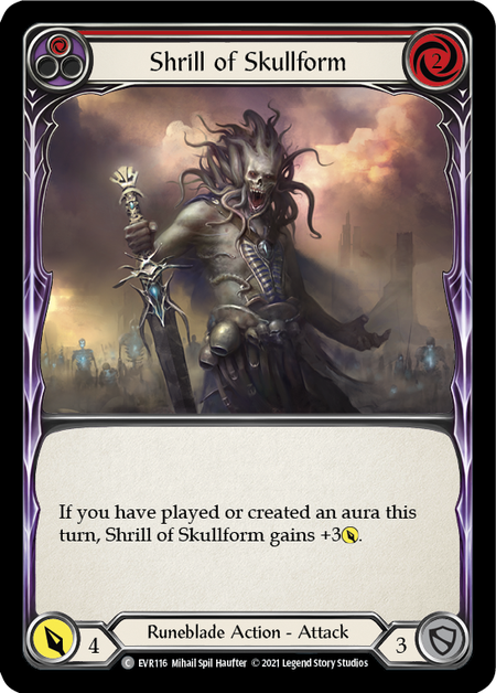 [F-EVR116-C]Shrill of Skullform (Red)