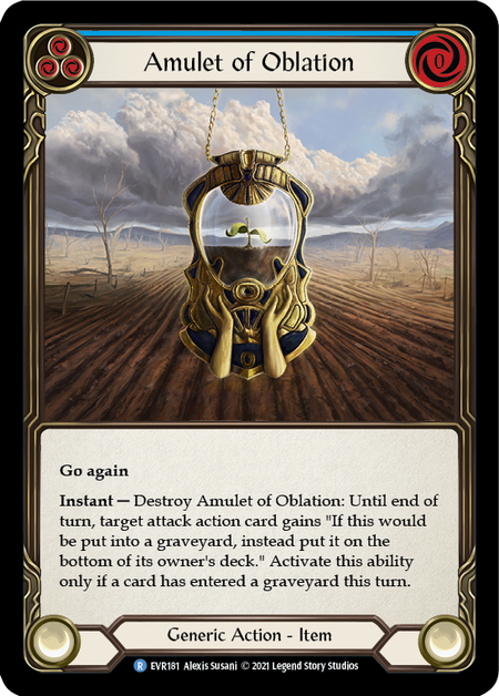 【Cold Foil】[F-EVR181-R]Amulet of Oblation