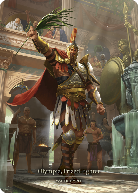 【Cold Foil】[N-HVY092-V]Olympia, Prized Fighter // Olympia, Prized Fighter