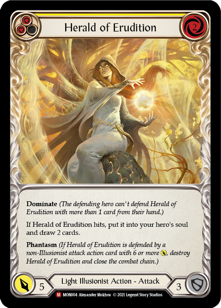 【Rainbow Foil】[F-MON004-M]Herald of Erudition