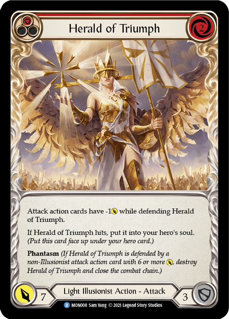 [F-MON008-R]Herald of Triumph (Red)