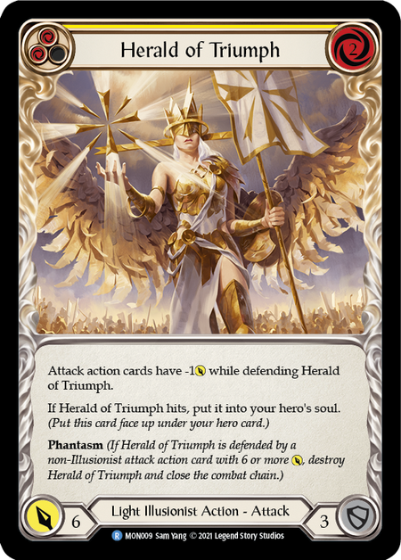 [F-MON009-R]Herald of Triumph (Yellow)
