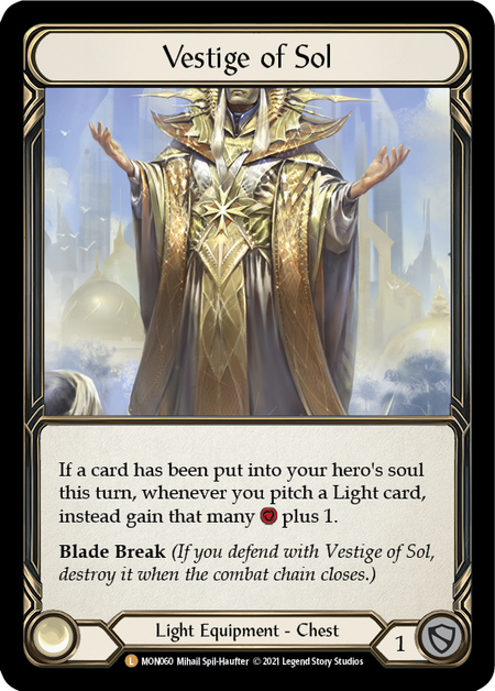 【Cold Foil】[F-MON060-L]Vestige of Sol