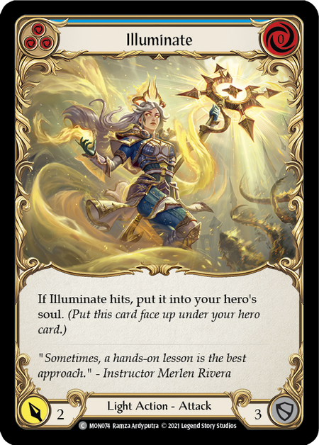 [F-MON074-C]Illuminate (Blue)