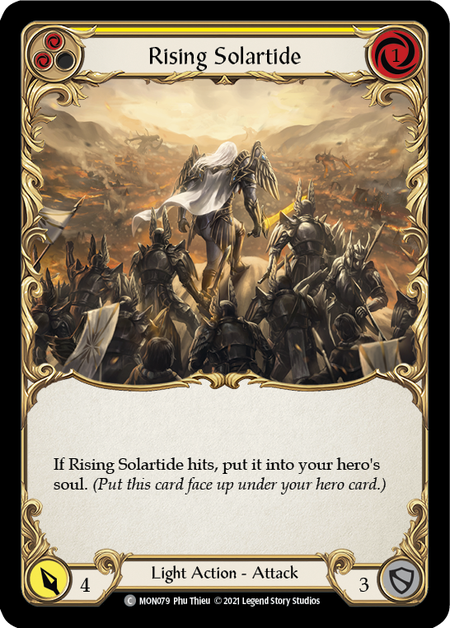 【Rainbow Foil】[F-MON079-C]Rising Solartide (Yellow)