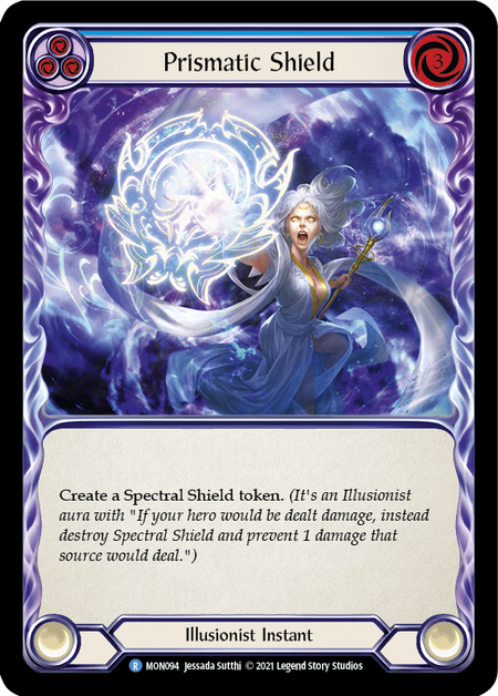 【Rainbow Foil】[F-MON094-R]Prismatic Shield (Blue)