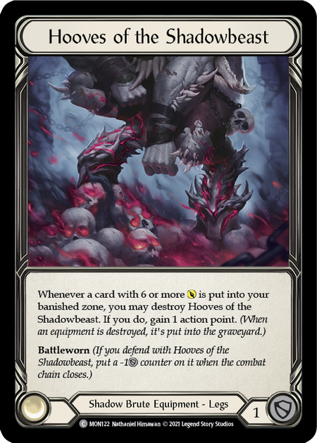 【Cold Foil】[F-MON122-C]Hooves of the Shadowbeast