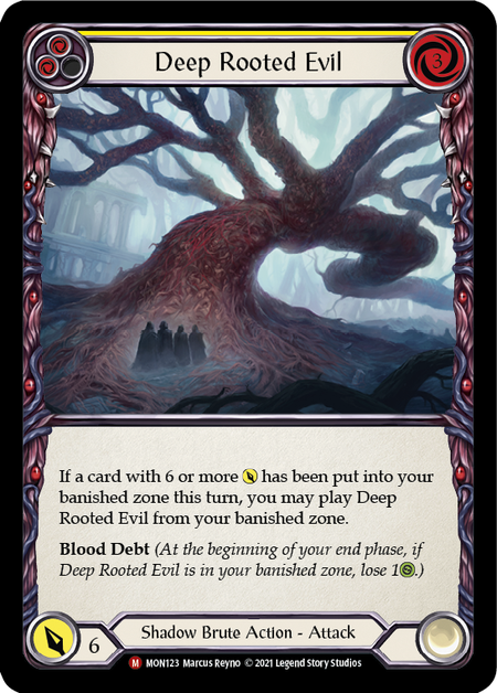 【Rainbow Foil】[F-MON123-M]Deep Rooted Evil