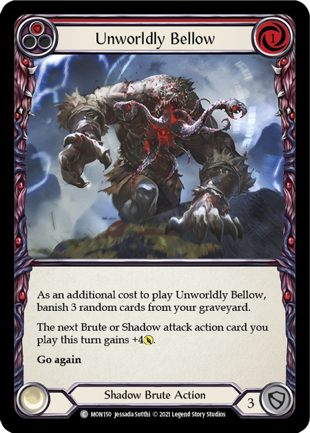 [F-MON150-C]Unworldly Bellow (Red)