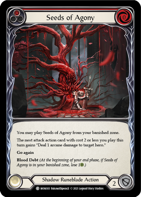 [F-MON183-C]Seeds of Agony (Red)