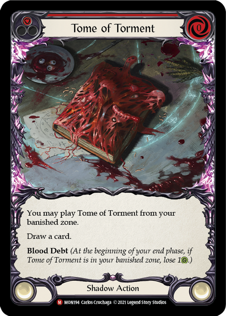 【Rainbow Foil】[F-MON194-M]Tome of Torment