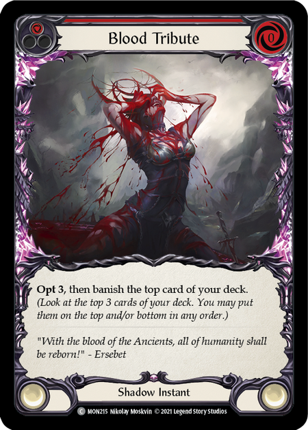 [F-MON215-C]Blood Tribute (Red)