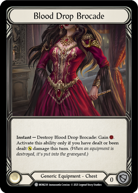 [F-MON238-C]Blood Drop Brocade