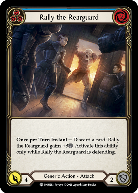 [F-MON283-C]Rally the Rearguard (Blue)