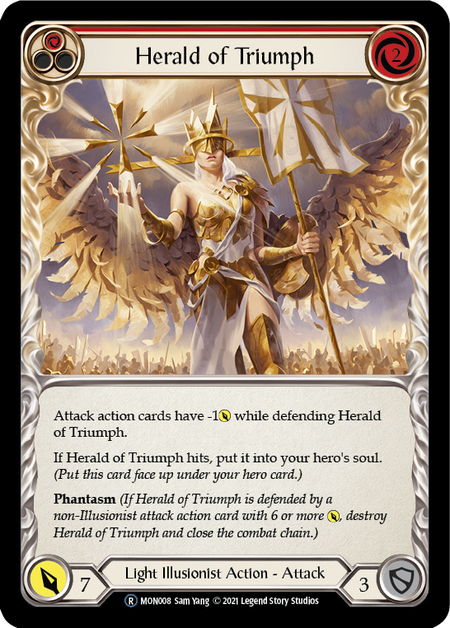 [U-MON008-R]Herald of Triumph (Red)