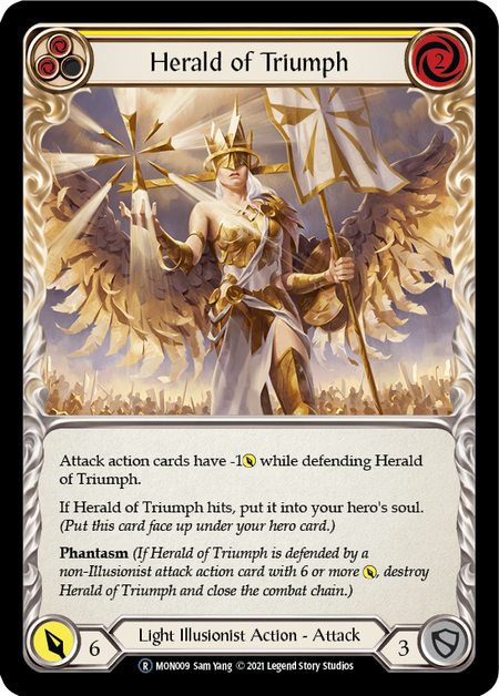 [U-MON009-R]Herald of Triumph (Yellow)