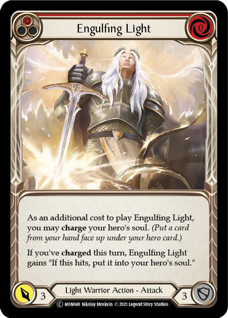 [U-MON048-C]Engulfing Light (Red)