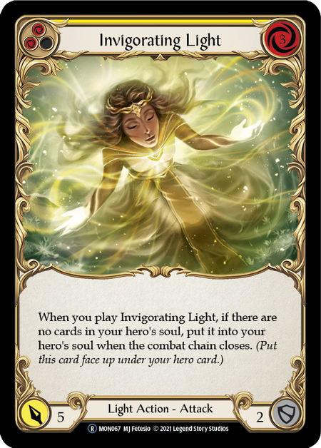 【Rainbow Foil】[U-MON067-R]Invigorating Light (Yellow)