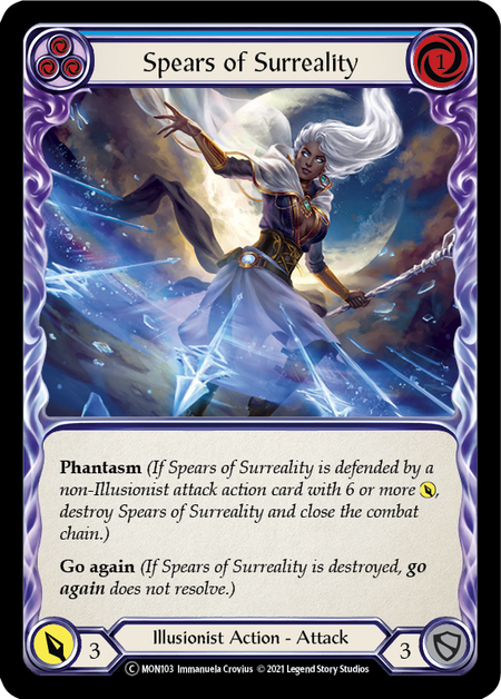 [U-MON103-C]Spears of Surreality (Blue)