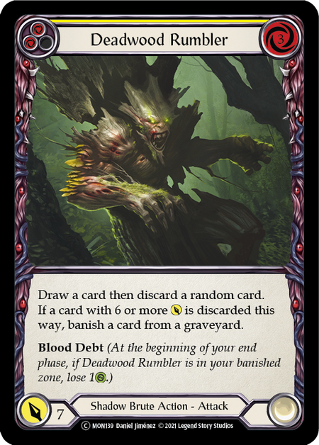 [U-MON139-C]Deadwood Rumbler (Yellow)