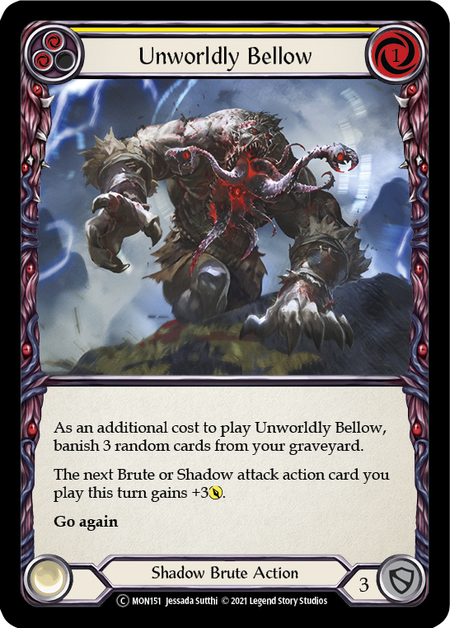 [U-MON151-C]Unworldly Bellow (Yellow)