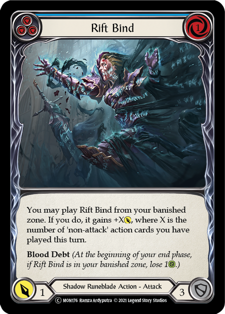 [U-MON176-C]Rift Bind (Blue)