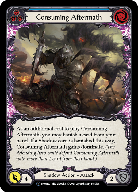 [U-MON197-R]Consuming Aftermath (Blue)