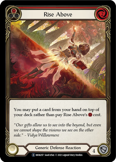 [U-MON257-R]Rise Above (Red)