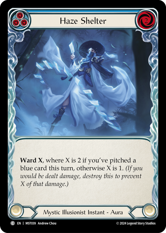 【Rainbow Foil】[N-MST039-C]Haze Shelter (Blue)