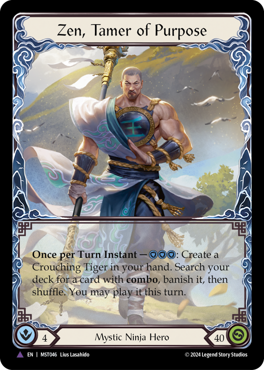 【Cold Foil】[N-MST046-V]Zen, Tamer of Purpose // Zen, Tamer of Purpose　目的を手懐ける者、ゼン