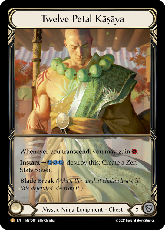 【Cold Foil】[N-MST048-L]Twelve Petal Kasaya (Extended Art)