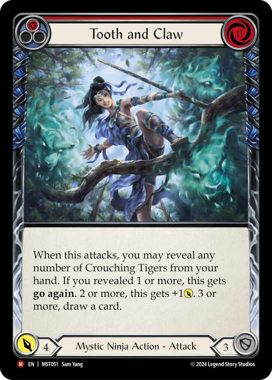 【Rainbow Foil】[N-MST051-M]Tooth and Claw