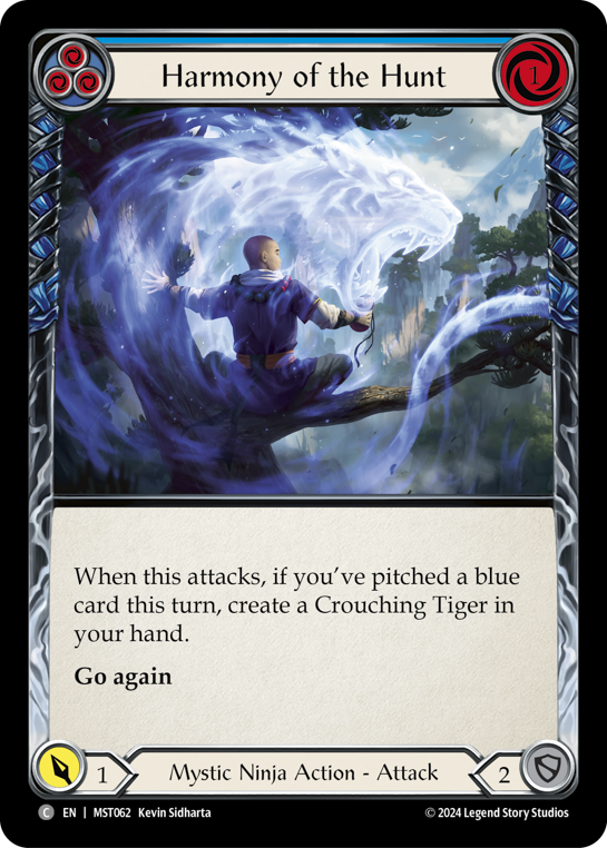 【Rainbow Foil】[N-MST062-C]Harmony of the Hunt (Blue)
