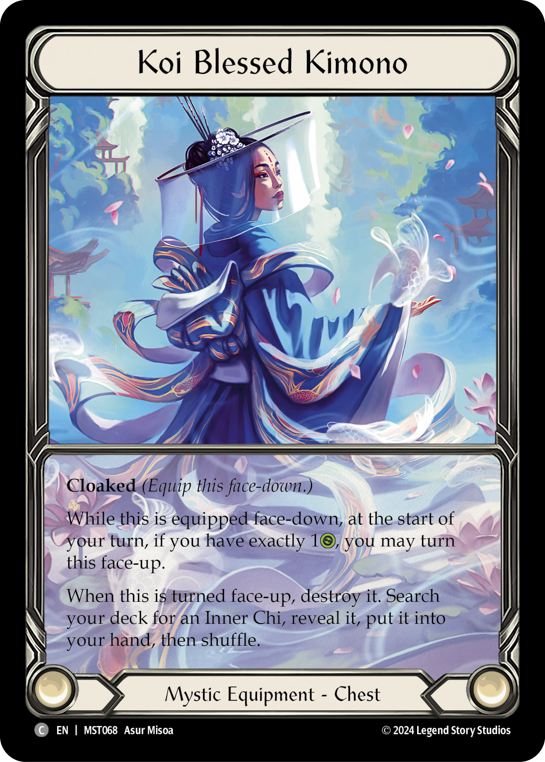 【Cold Foil】[N-MST068-C]Koi Blessed Kimono/鯉の祝福の着物 (Extended Art)