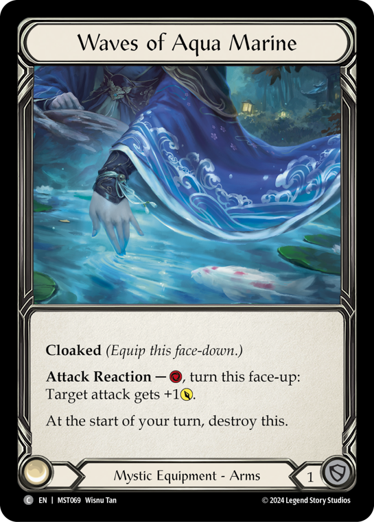 【Cold Foil】[N-MST069-C]Waves of Aqua Marine/水宝玉の波