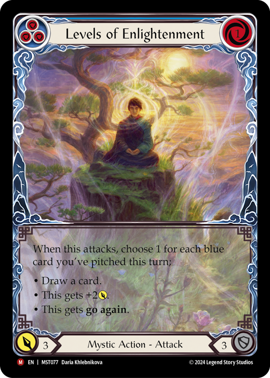 【Rainbow Foil】[N-MST077-M]Levels of Enlightenment (Extended Art)