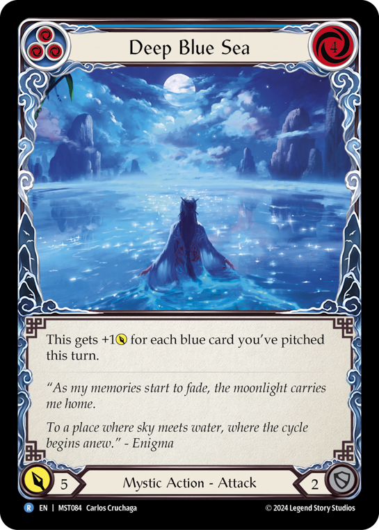 【Rainbow Foil】[N-MST084-R]Deep Blue Sea