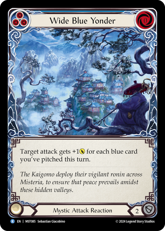 【Rainbow Foil】[N-MST085-R]Wide Blue Yonder
