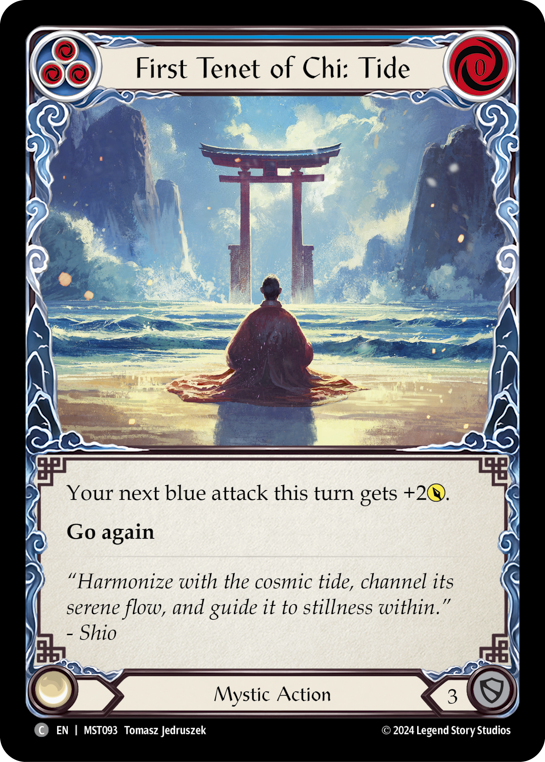 【Rainbow Foil】[N-MST093-C]First Tenet of Chi: Tide